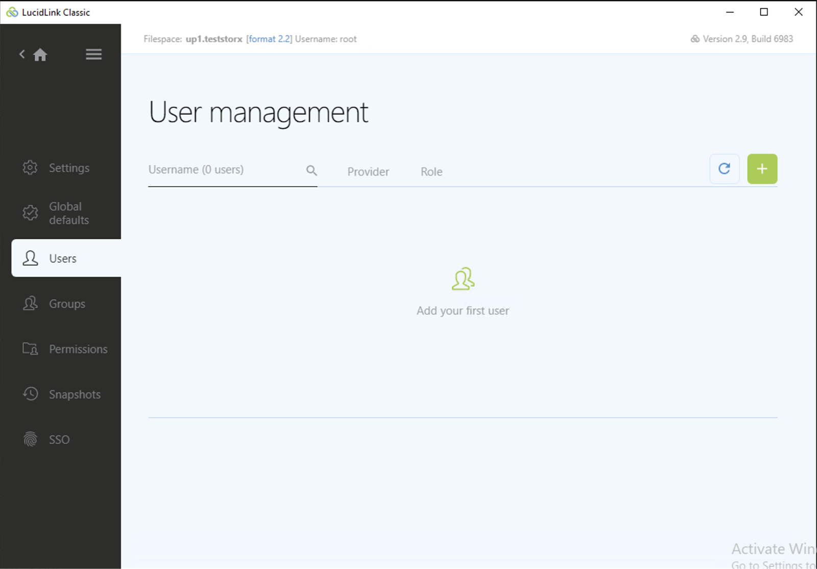 Add user