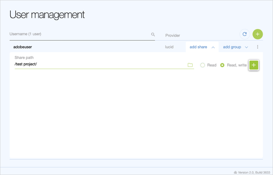 Configure user access