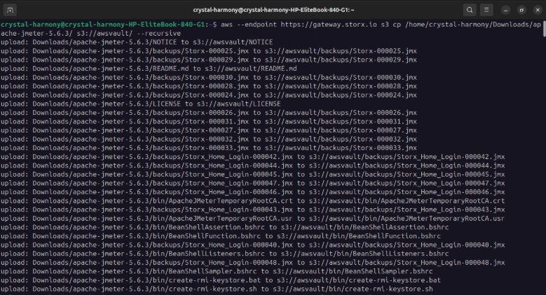 Upload files