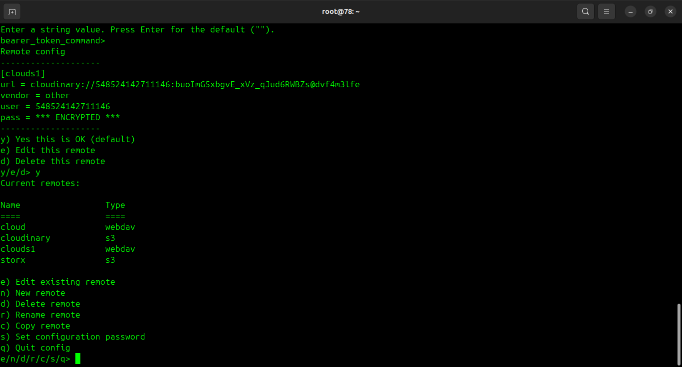 List Cloudinary