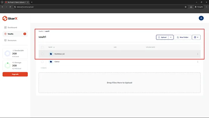 Files in StorX