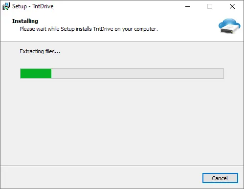Installation progress