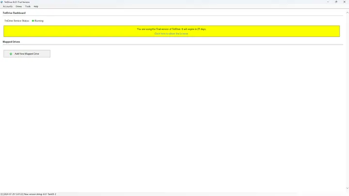 TNT Drive interface