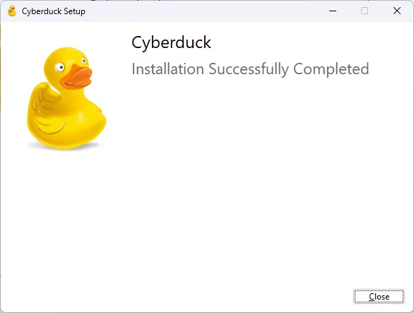 Cyberduck interface