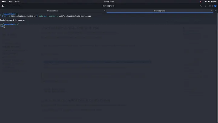 Add GPG key