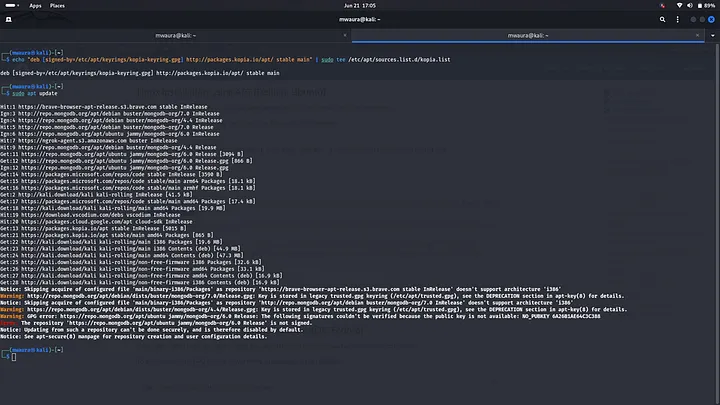Register APT source