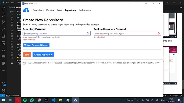 Create repository