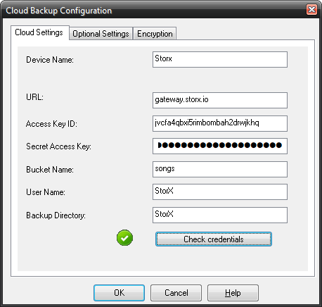 Add Cloud Backup