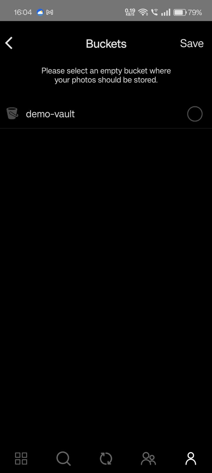 Select vault