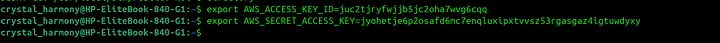 Set environment variables
