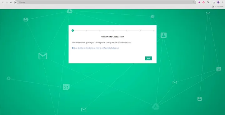 CubeBackup web console