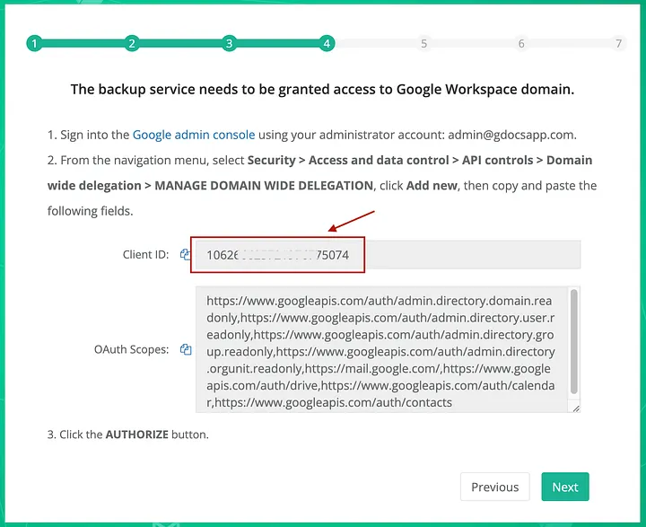 Google Service account
