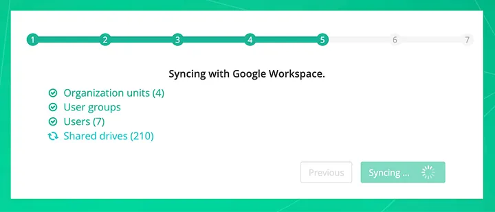 Sync with Google Workspace
