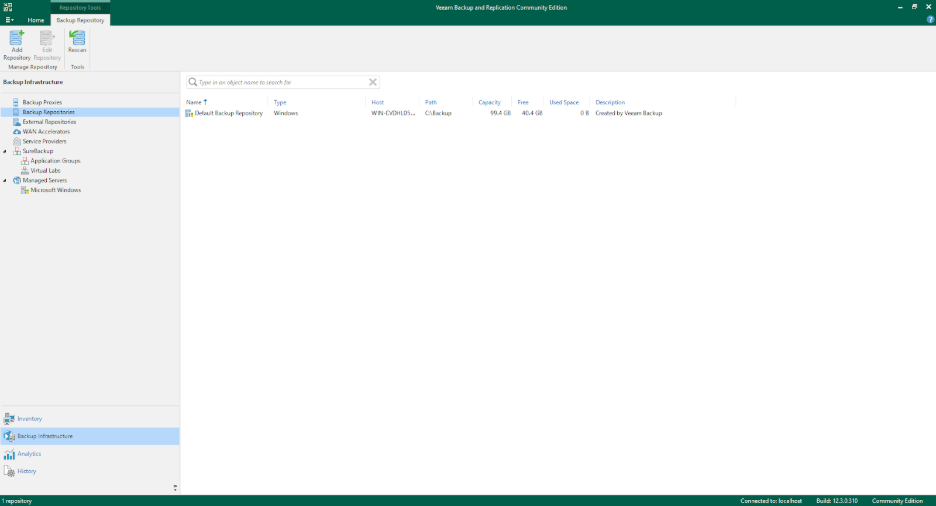 Backup Repositories